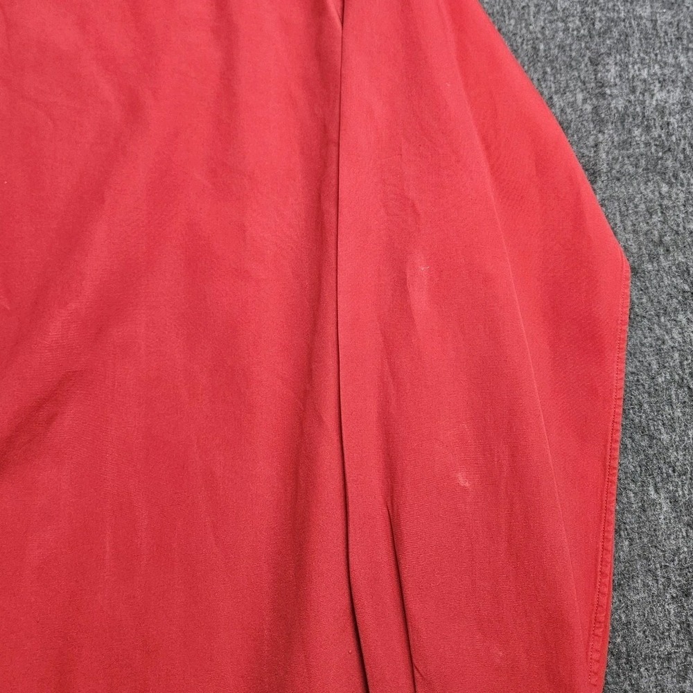 RALPH LAUREN M Classic Double Big Pony Logo Long Sleeves Button Down Red Shirt - Picture 13 of 16